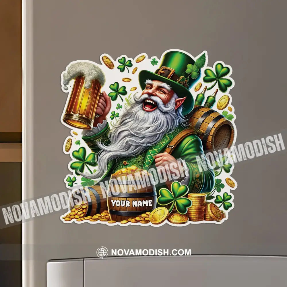 St Patrick’s Day Fridge Magnet - Personalized 3.54’’ / 1 Piece