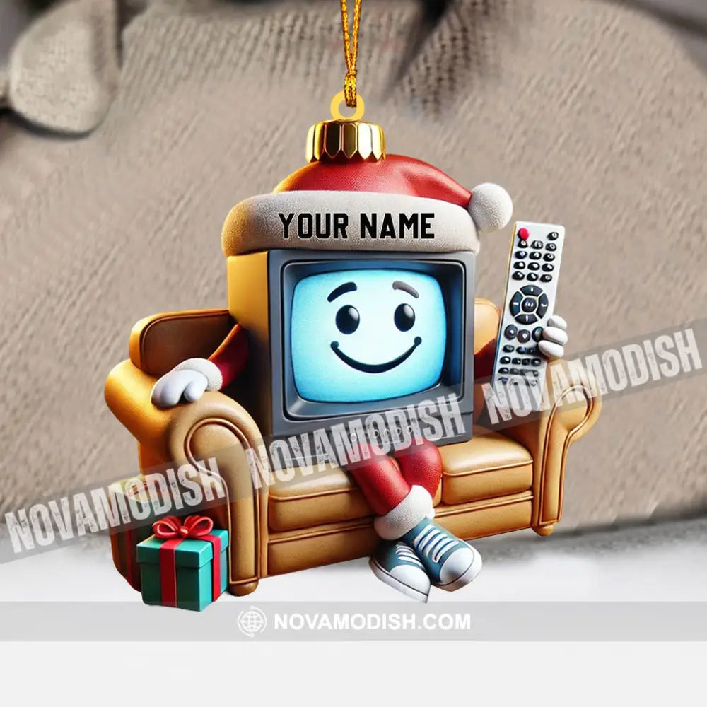 Television Home Decor Christmas Ornament Personalized