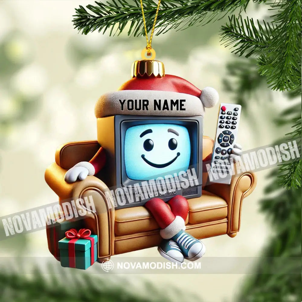 Television Home Decor Christmas Ornament Personalized