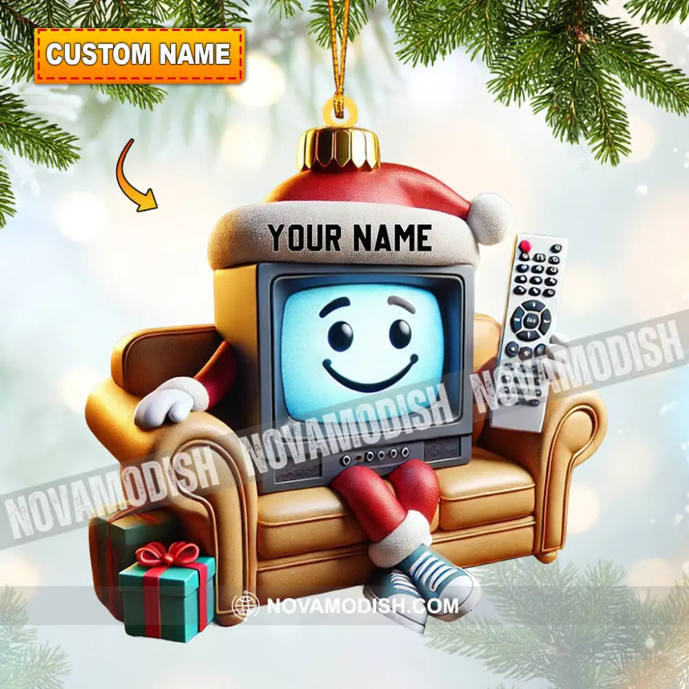 Television Home Decor Christmas Ornament Personalized