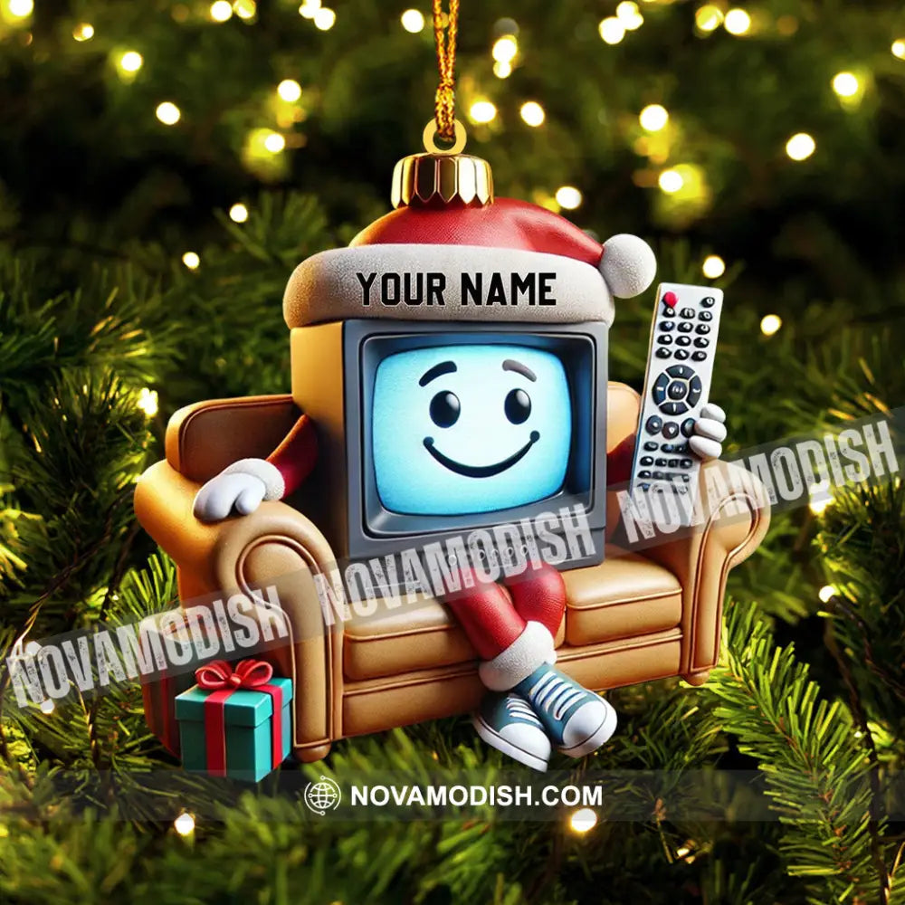 Television Home Decor Christmas Ornament Personalized