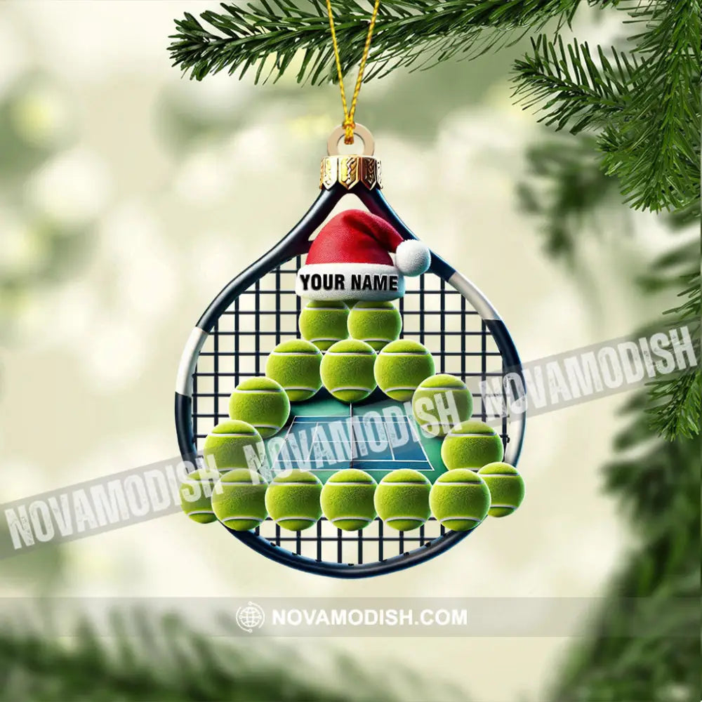 Tennis Balls Christmas Home Decor Ornament Personalized