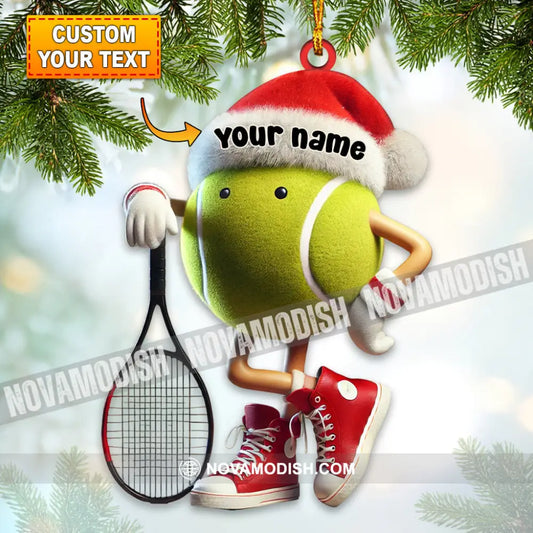 Tennis Ornament Personalized 3.54’’ / 1