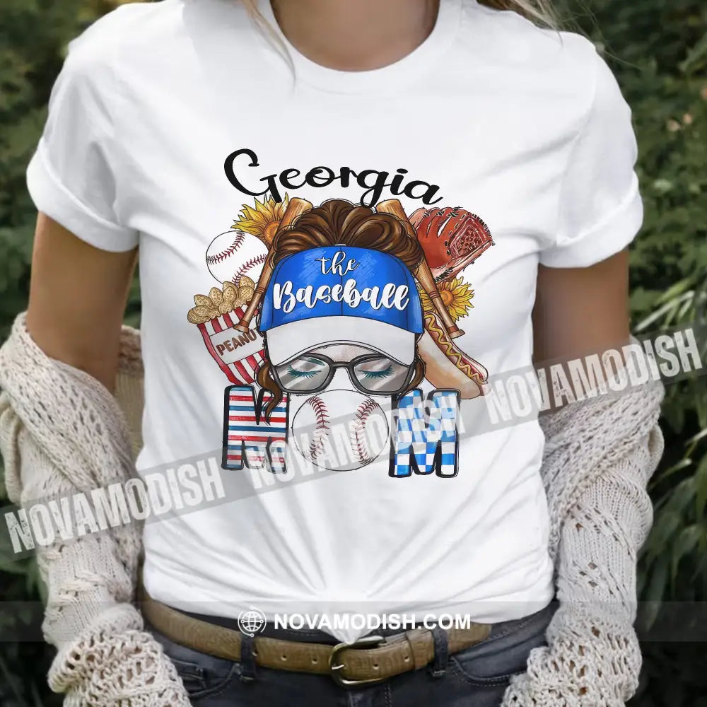 The Baseball Mom Personalized T-Shirt Gift For Lovers Classic Tee/Unisex Tee / White S Apparel