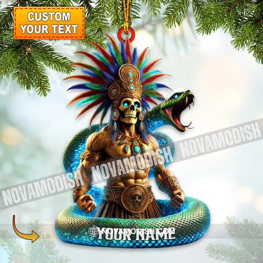 The Legend Of Huitzilopochtli Christmas Home Decor Ornament Personalized 3.54’’ / 1