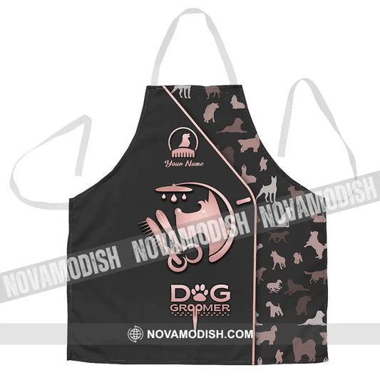Unisex Apron - Custom Name Apron For Groomer - Dog Groomer