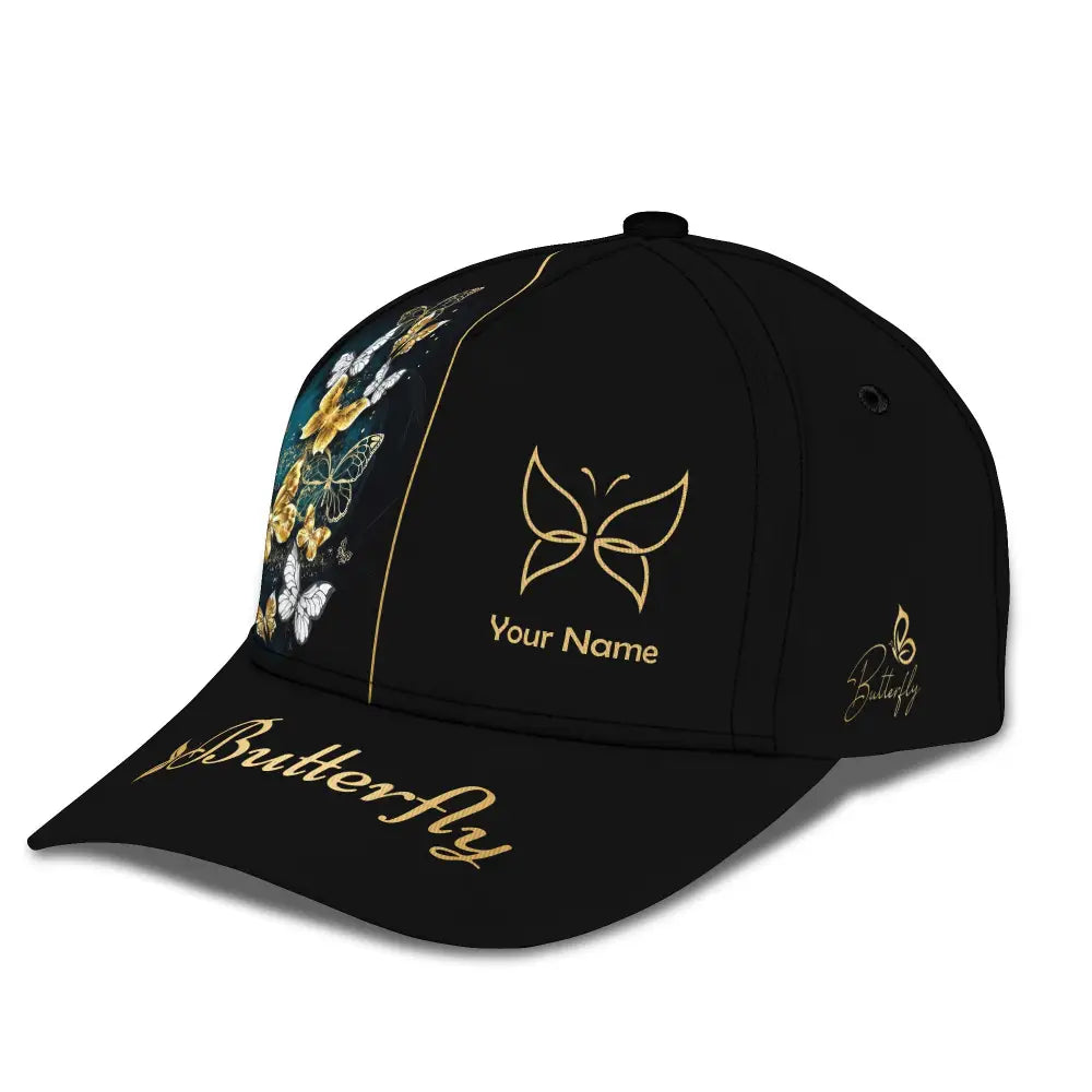 Unisex Cap Custom Butterfly Classic Gift For Lovers T-Shirt