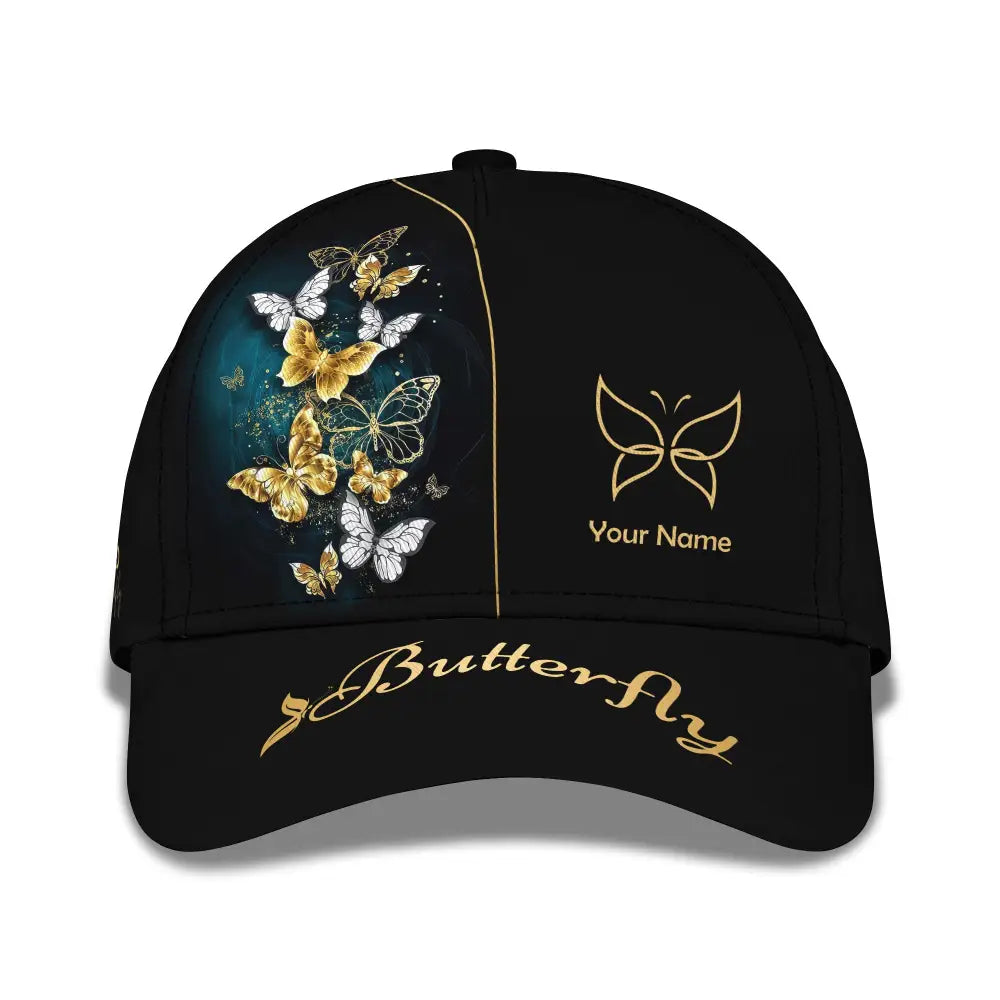 Unisex Cap Custom Butterfly Classic Gift For Lovers T-Shirt