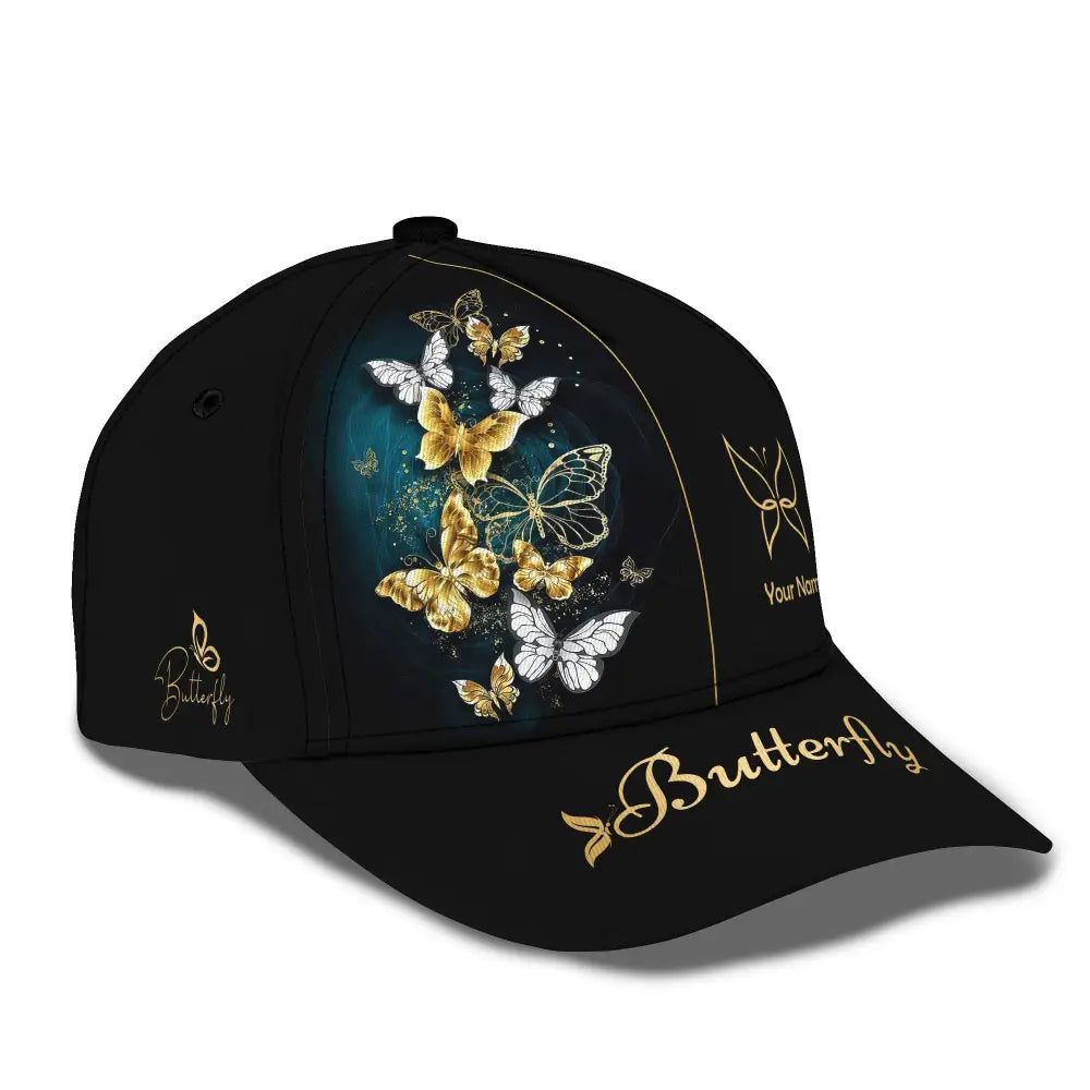 Unisex Cap Custom Butterfly Classic Gift For Lovers T-Shirt