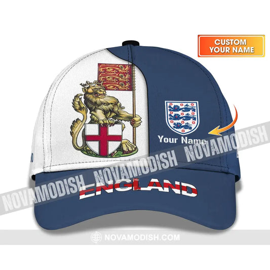 Unisex Cap Custom England Football Name Cap England Three Lion Cap