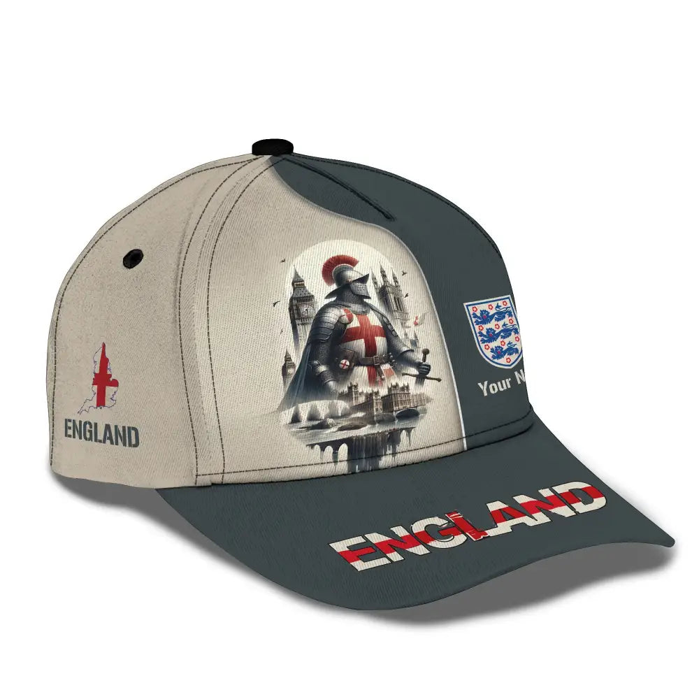 Unisex Cap Custom Name 3D - England Chevalier