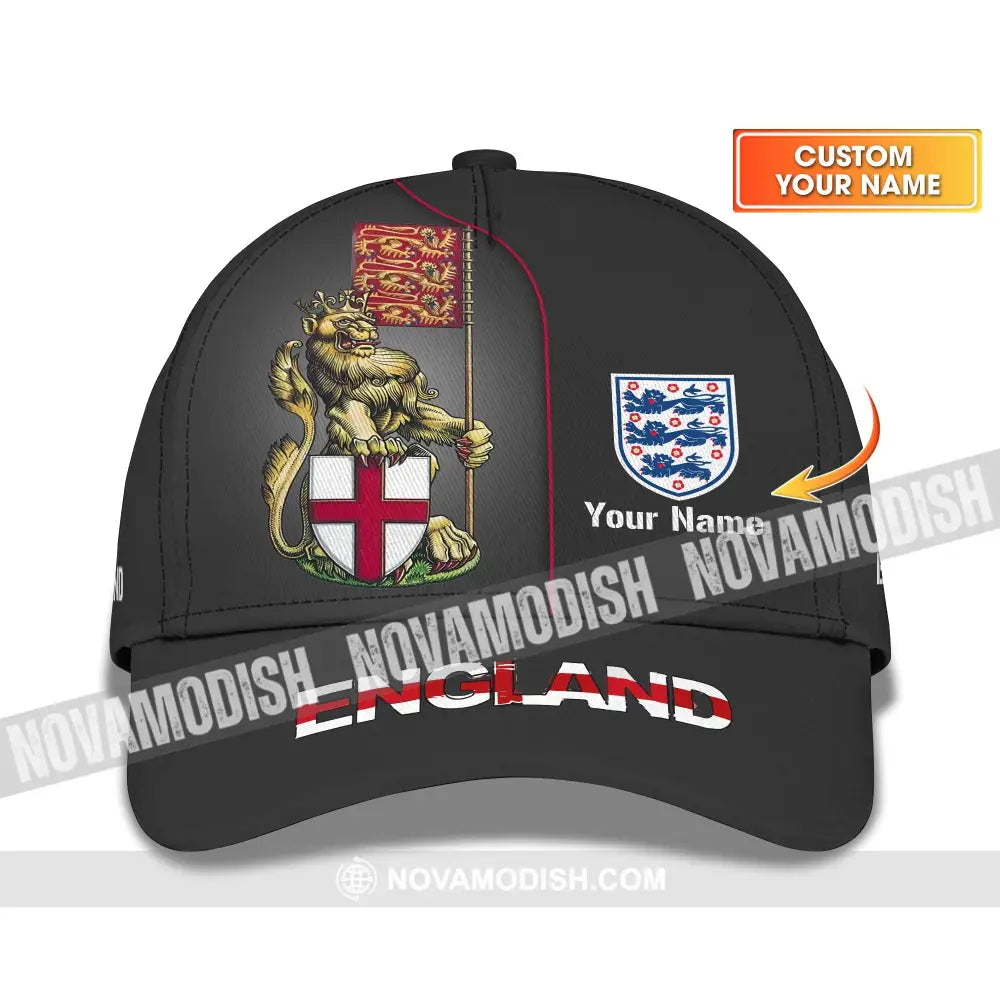 Unisex Cap Custom Name Cap - England Shirt Custom Cap Cap