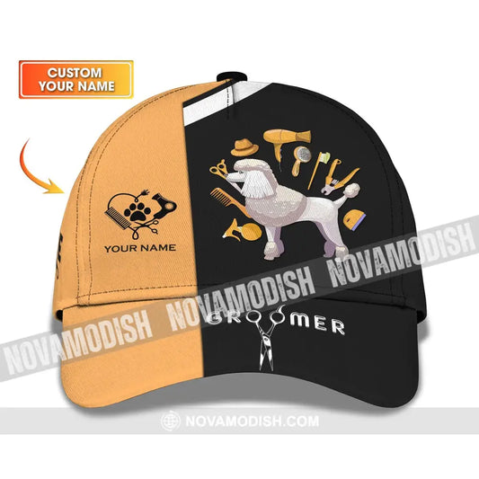 Unisex Cap Custom Name Cap - Gift For Groomer Custom Groomer Name Cap Cap