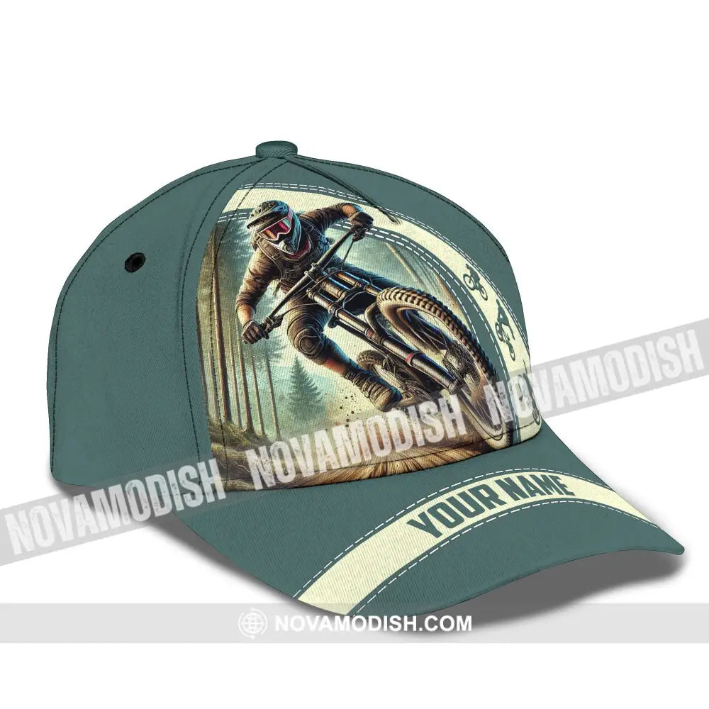 Unisex Cap Custom Name Mountain Bike Hat