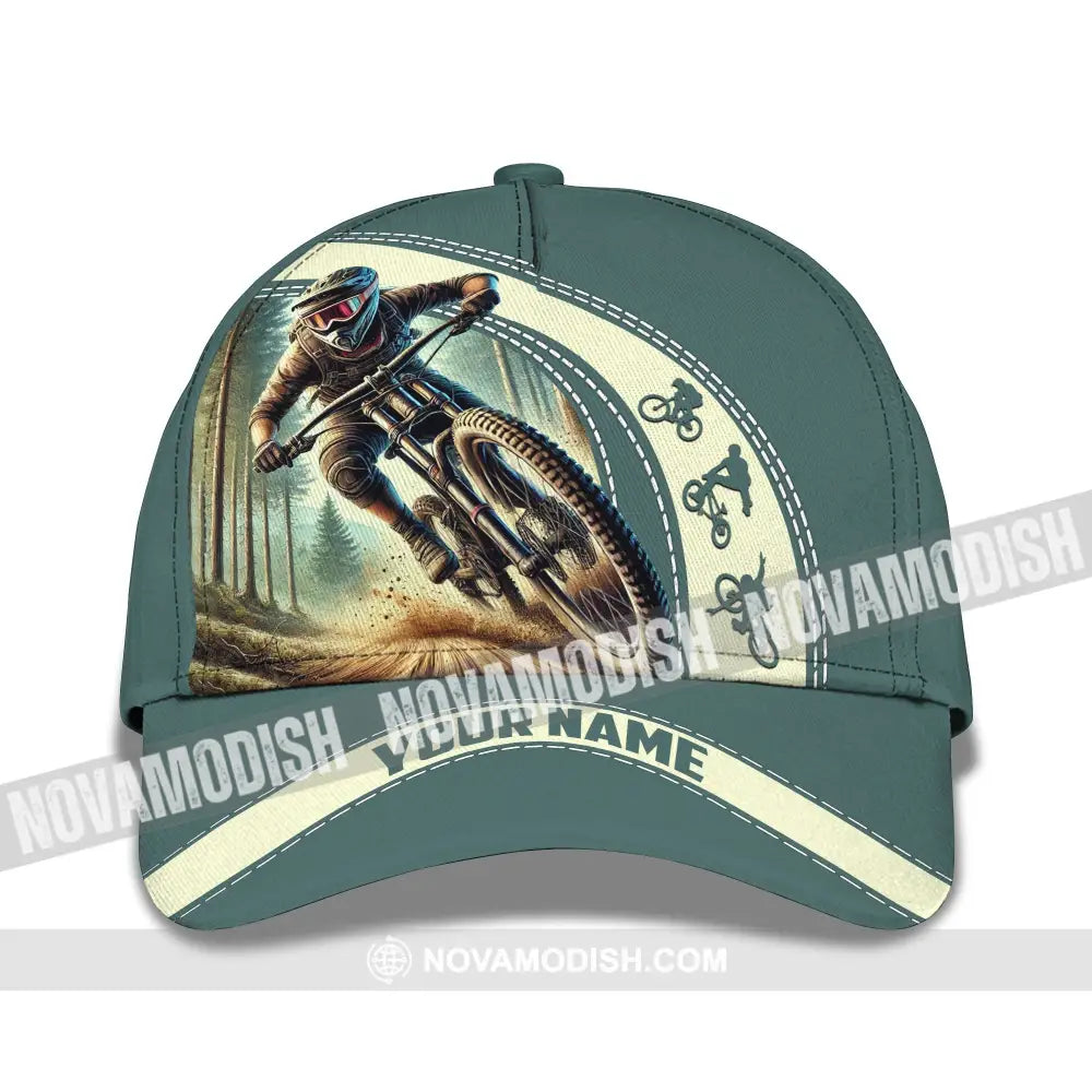 Unisex Cap Custom Name Mountain Bike Hat