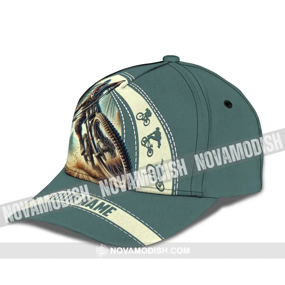 Unisex Cap Custom Name Mountain Bike Hat