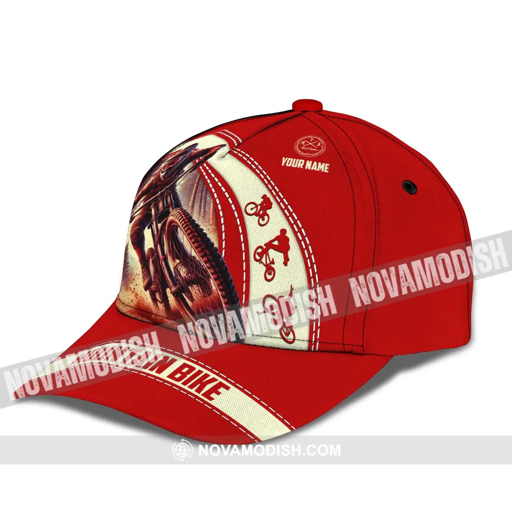 Unisex Cap Custom Name Mountain Bike Hat