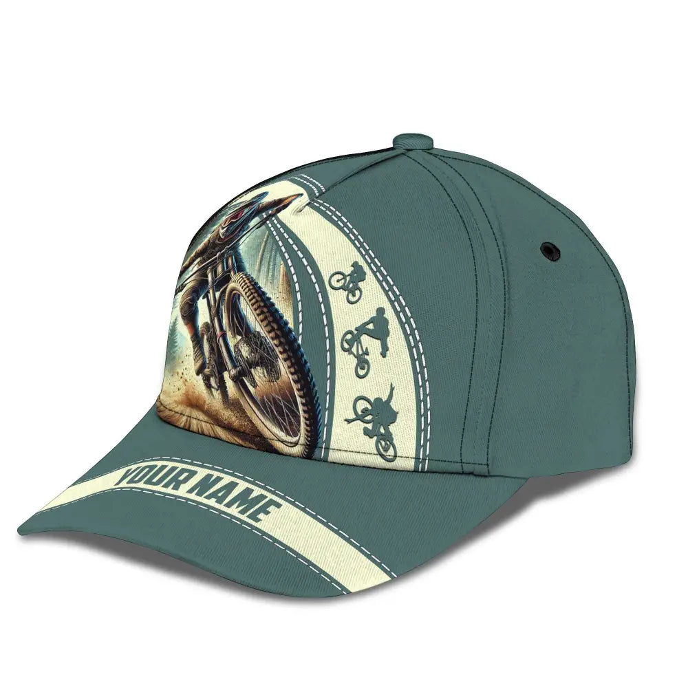 Unisex Cap Custom Name Mountain Bike Hat