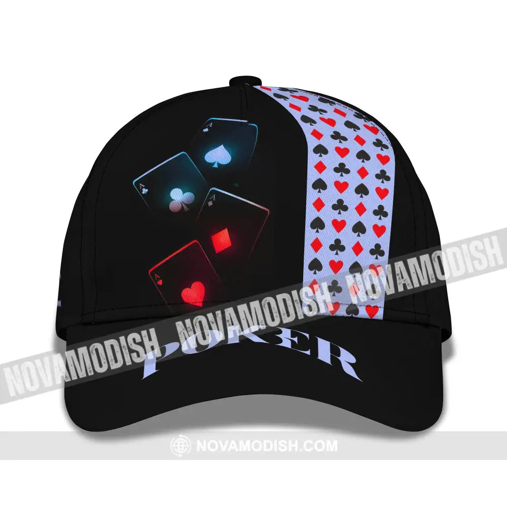 Unisex Cap Custom Name Poker Classic Hat Casino T-Shirt