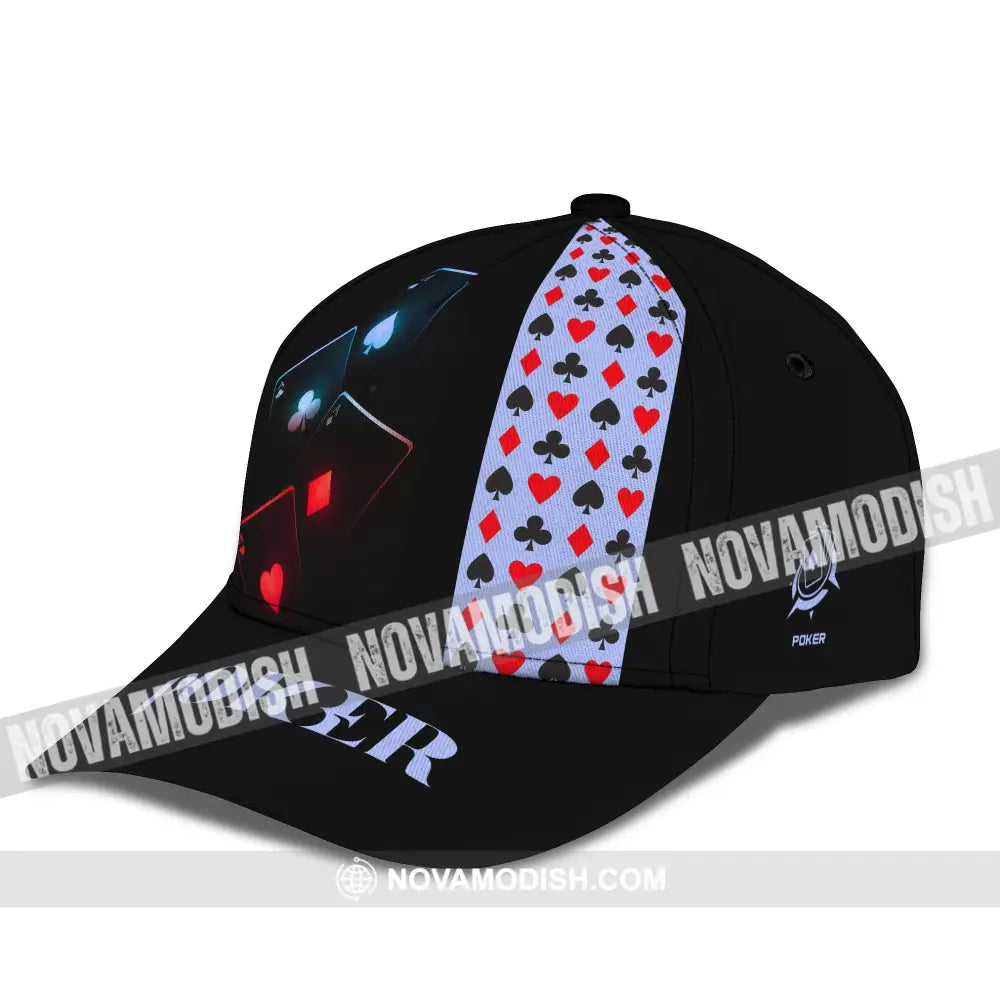 Unisex Cap Custom Name Poker Classic Hat Casino T-Shirt