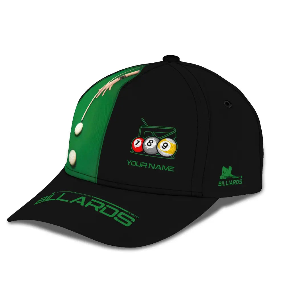 Unisex Cap Personalized Billiard Classic Hat Gift For Lovers T-Shirt