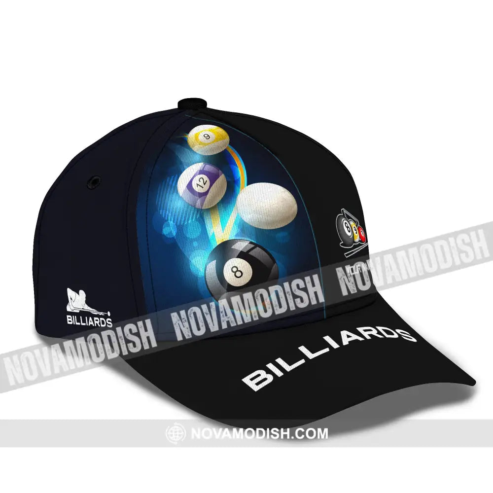 Unisex Cap Personalized Billiards Classic Hat Gift For Lovers T-Shirt