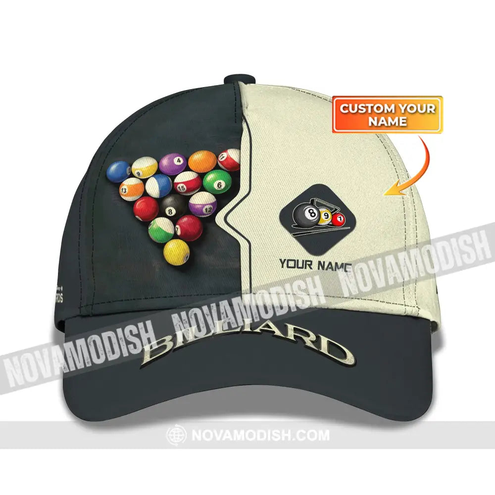 Unisex Cap Personalized Billiards Classic Hat Gift For Lovers T-Shirt