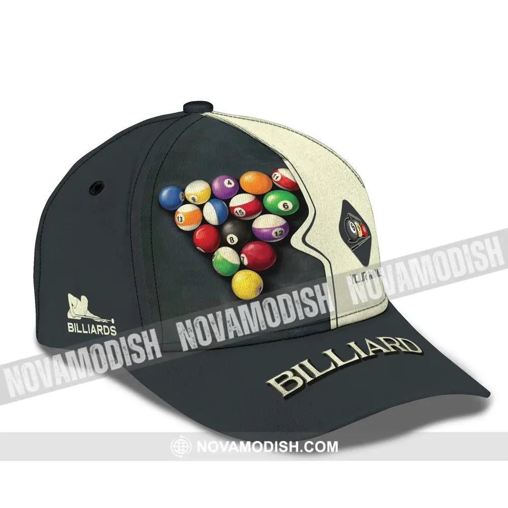 Unisex Cap Personalized Billiards Classic Hat Gift For Lovers T-Shirt