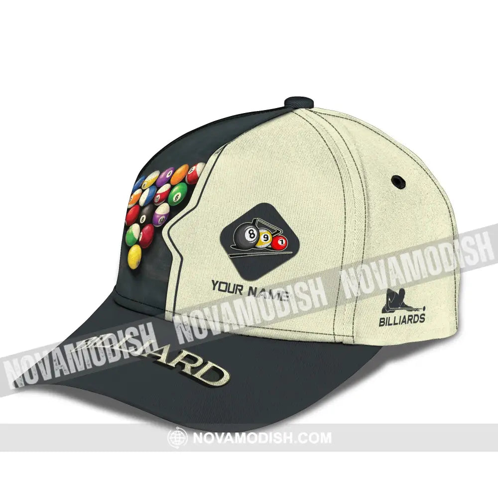 Unisex Cap Personalized Billiards Classic Hat Gift For Lovers T-Shirt