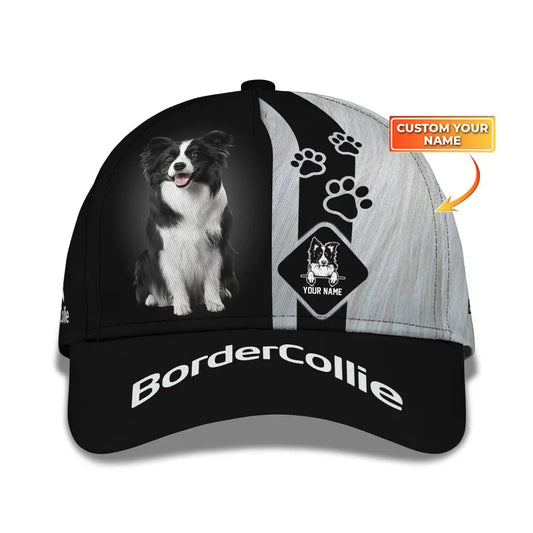 Unisex Classic Cap Border Collie Hat For Dog Lovers T-Shirt