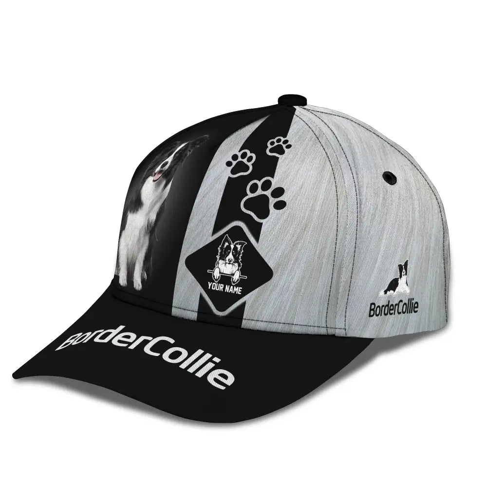 Unisex Classic Cap Border Collie Hat For Dog Lovers T-Shirt