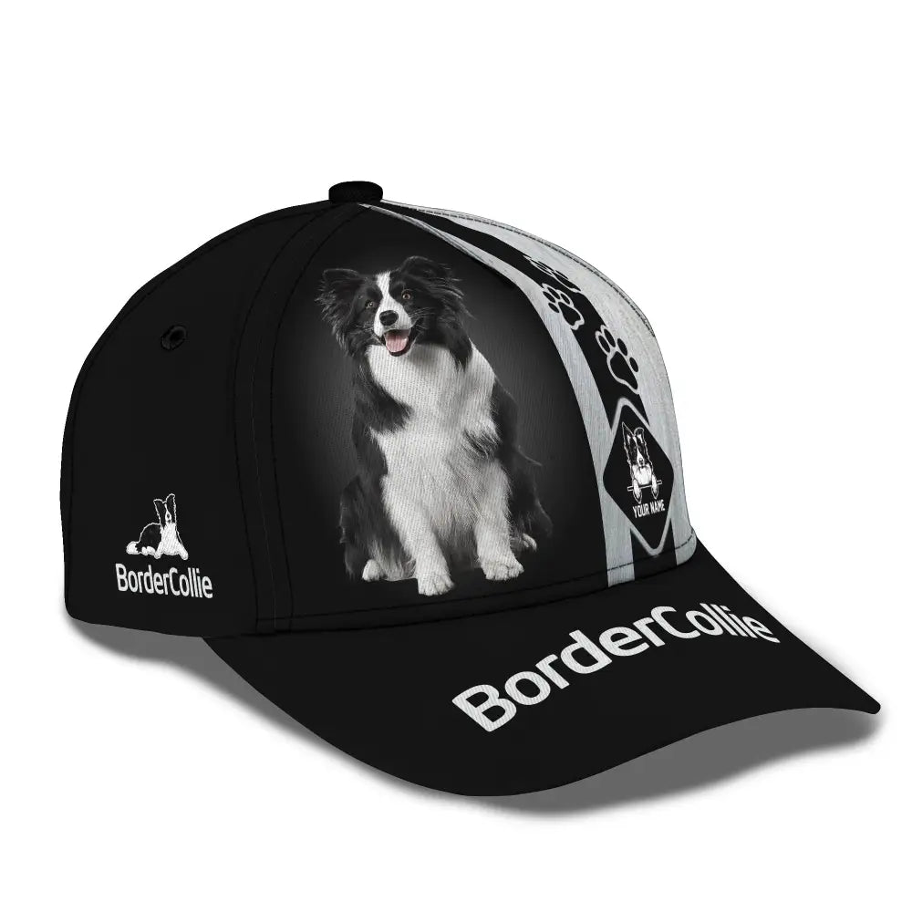 Unisex Classic Cap Border Collie Hat For Dog Lovers T-Shirt