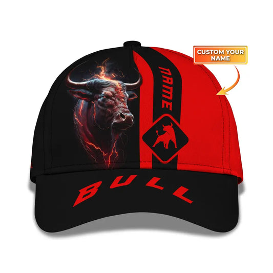 Unisex Classic Cap Bull Hat For Lovers T-Shirt