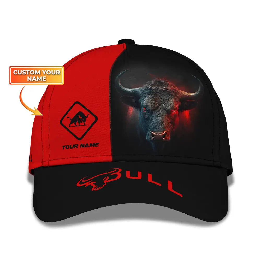 Unisex Classic Cap Bull Hat For Lovers T-Shirt