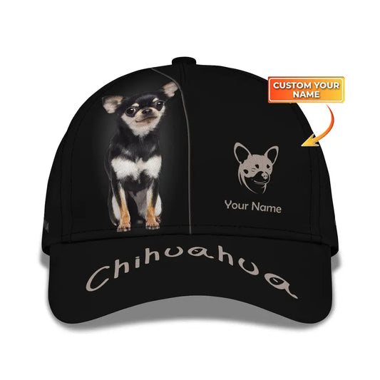 Unisex Classic Cap Chihuahua Hat For Dog Lovers T-Shirt
