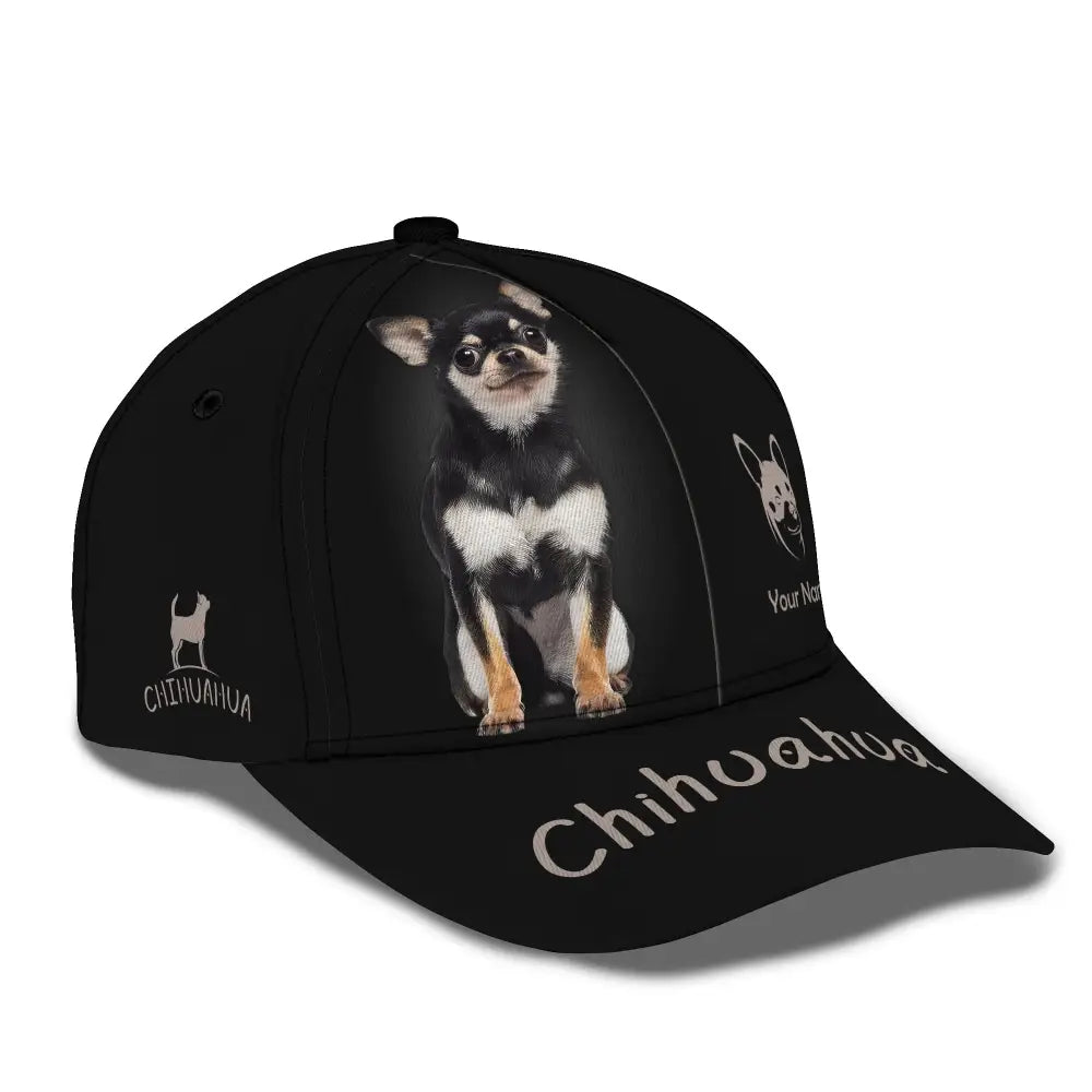 Unisex Classic Cap Chihuahua Hat For Dog Lovers T-Shirt