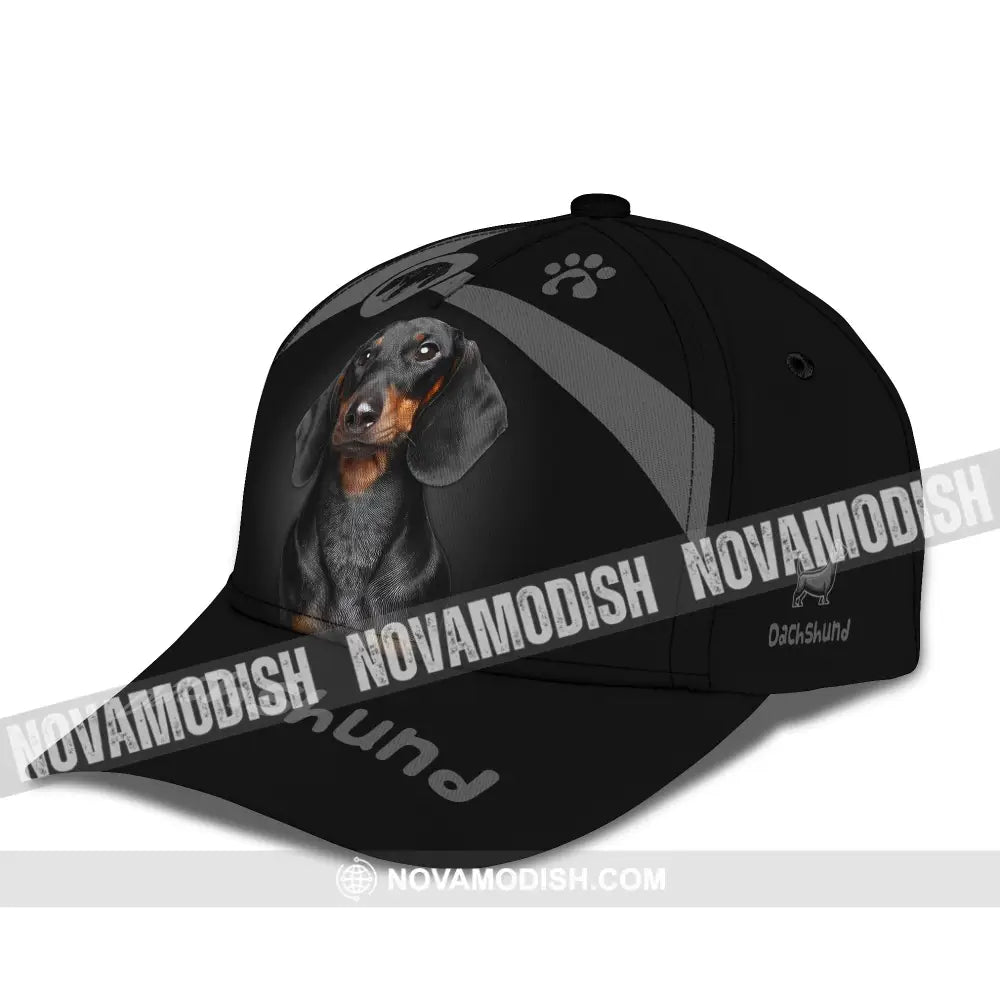 Unisex Classic Cap Dachshund Hat For Dog Lovers T-Shirt