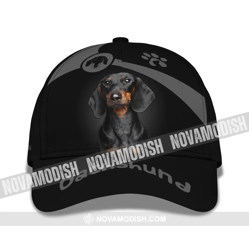 Unisex Classic Cap Dachshund Hat For Dog Lovers T-Shirt