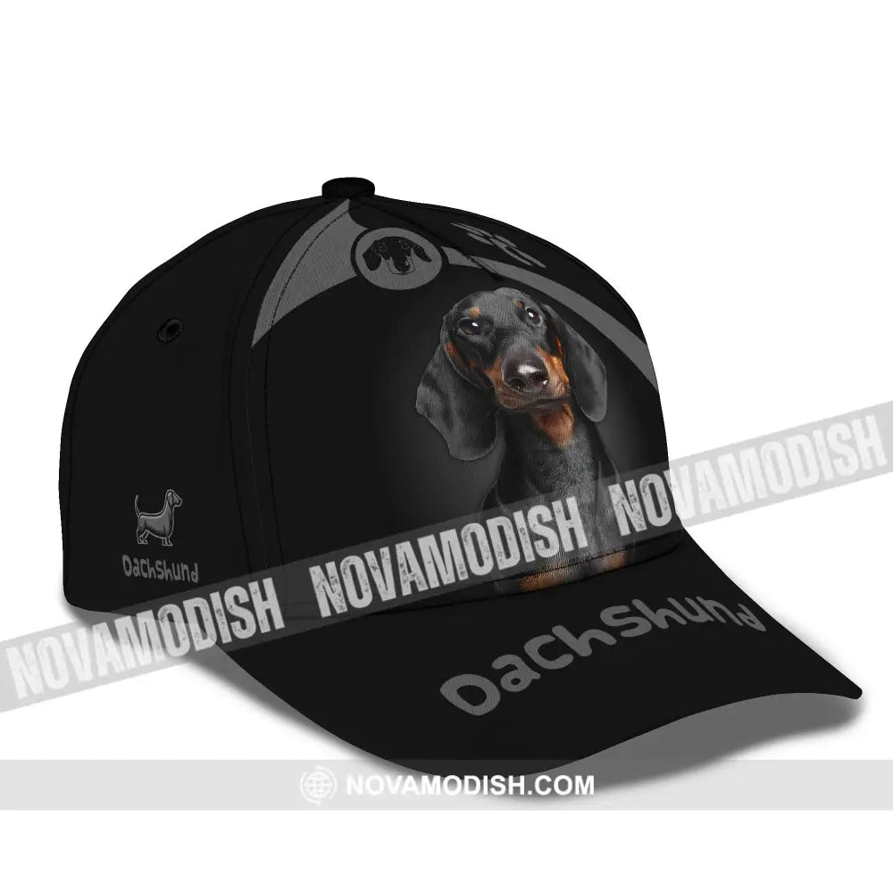 Unisex Classic Cap Dachshund Hat For Dog Lovers T-Shirt