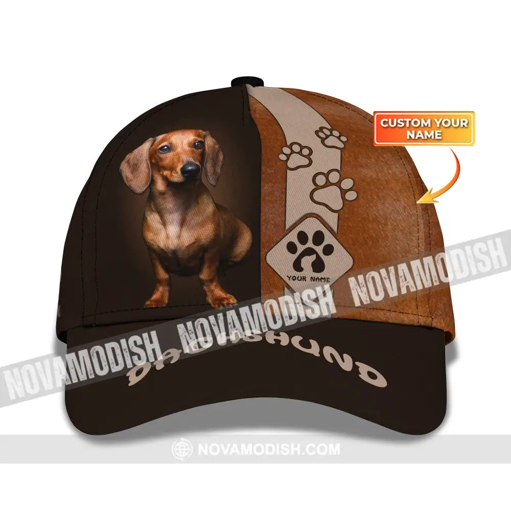 Unisex Classic Cap Dachshund Hat For Dog Lovers T-Shirt