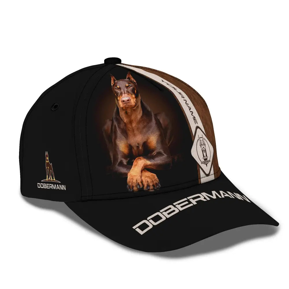 Unisex Classic Cap Dobermann Hat For Dog Lovers T-Shirt