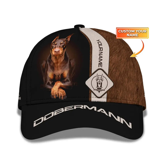 Unisex Classic Cap Dobermann Hat For Dog Lovers T-Shirt