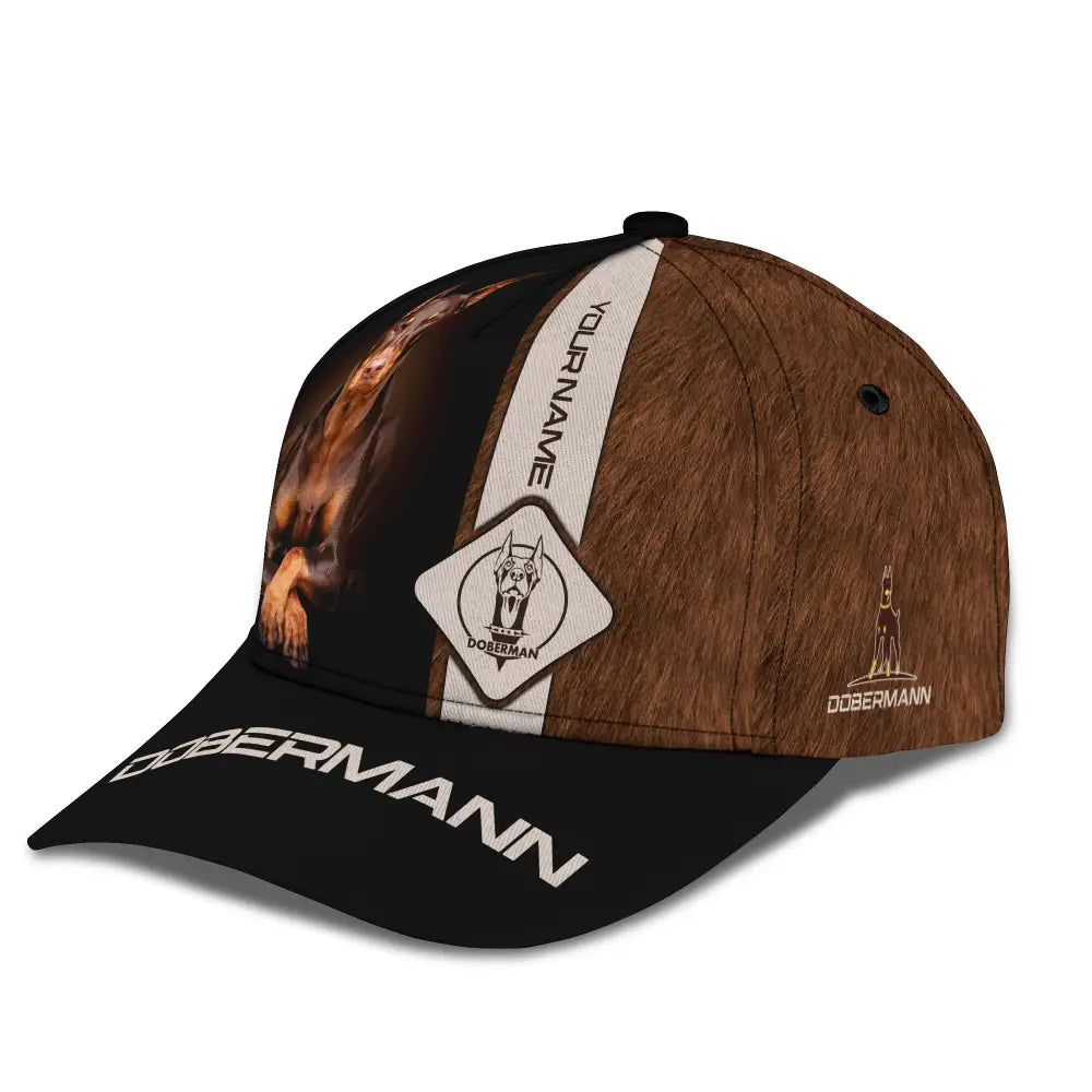 Unisex Classic Cap Dobermann Hat For Dog Lovers T-Shirt