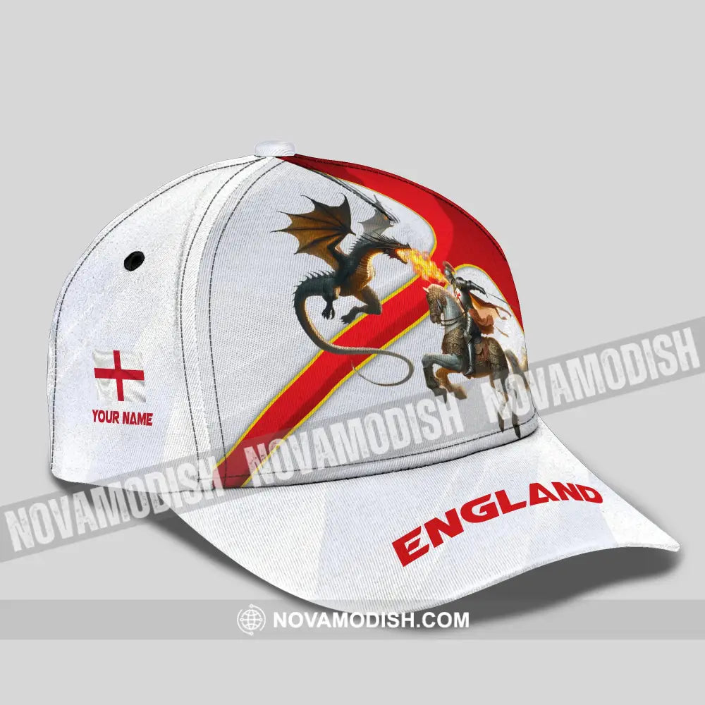 Unisex Classic Cap England English Hat Knight Apparel T-Shirt