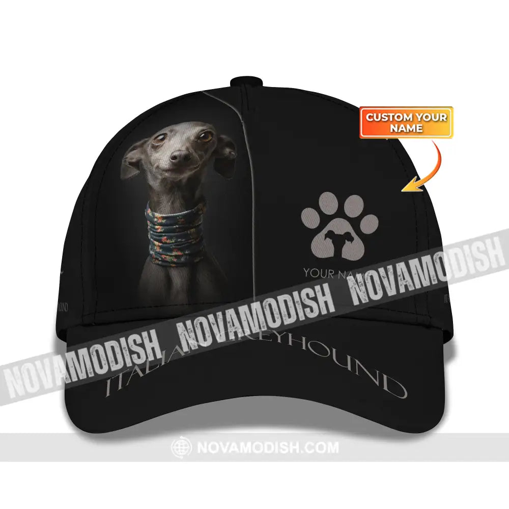 Unisex Classic Cap Italian Greyhound Hat For Dog Lovers T-Shirt