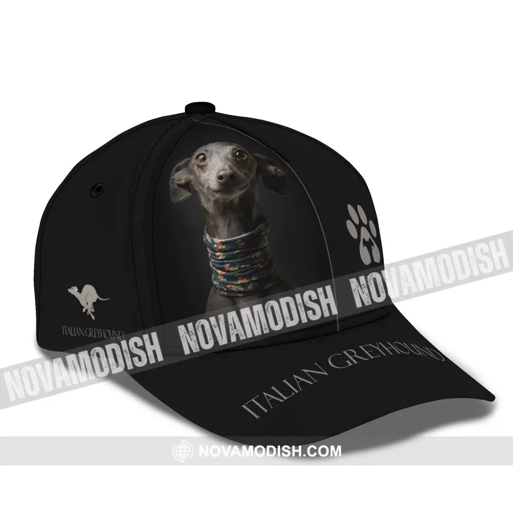 Unisex Classic Cap Italian Greyhound Hat For Dog Lovers T-Shirt