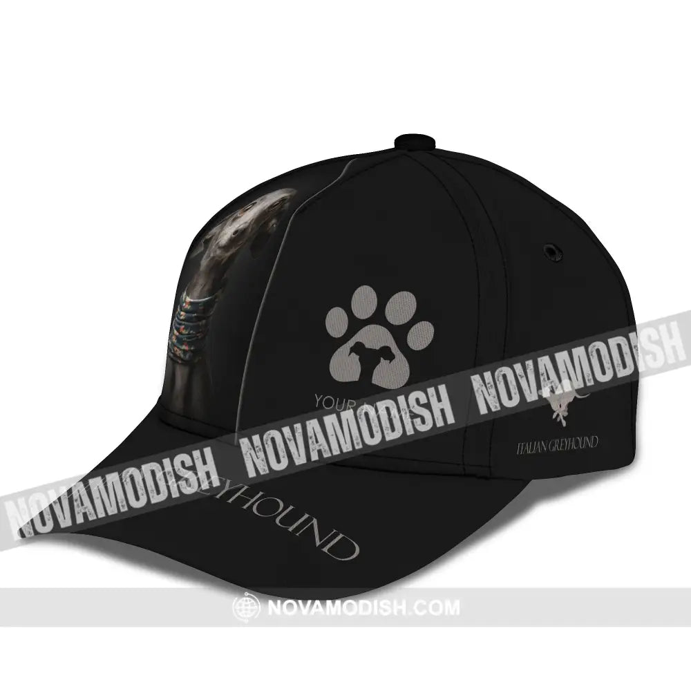 Unisex Classic Cap Italian Greyhound Hat For Dog Lovers T-Shirt