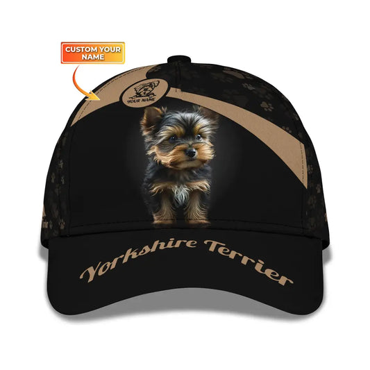 Unisex Classic Cap Yorkshire Terrier Hat For Dog Lovers T-Shirt