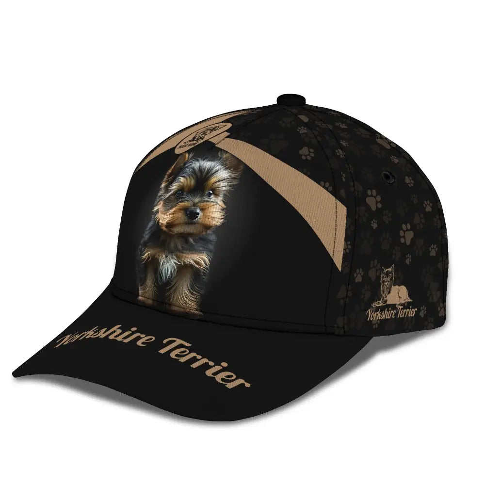 Unisex Classic Cap Yorkshire Terrier Hat For Dog Lovers T-Shirt
