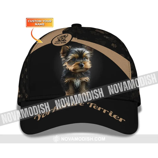 Unisex Classic Cap Yorkshire Terrier Hat For Dog Lovers T-Shirt